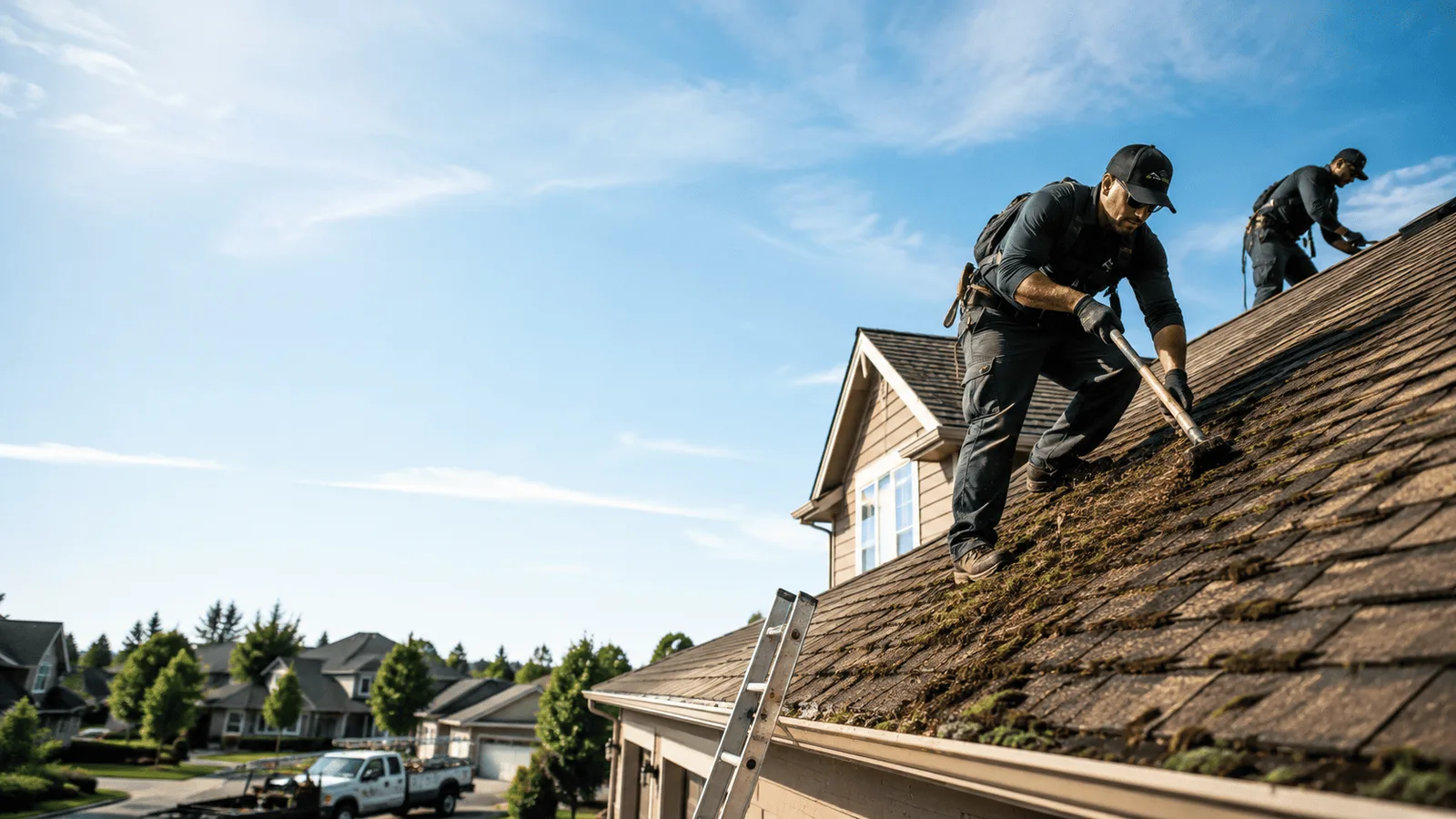 Roof Moss Removal in Collierville, TN near me